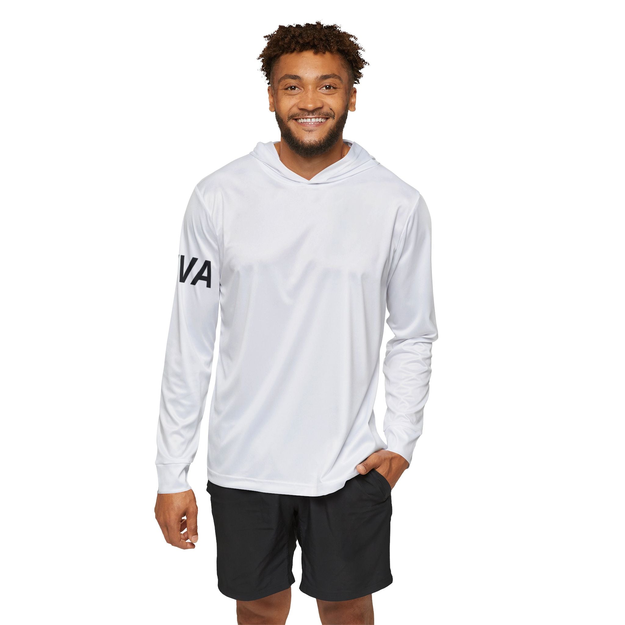 Minimal Athletic Hoodie — "Print it your way" Sleeve Design