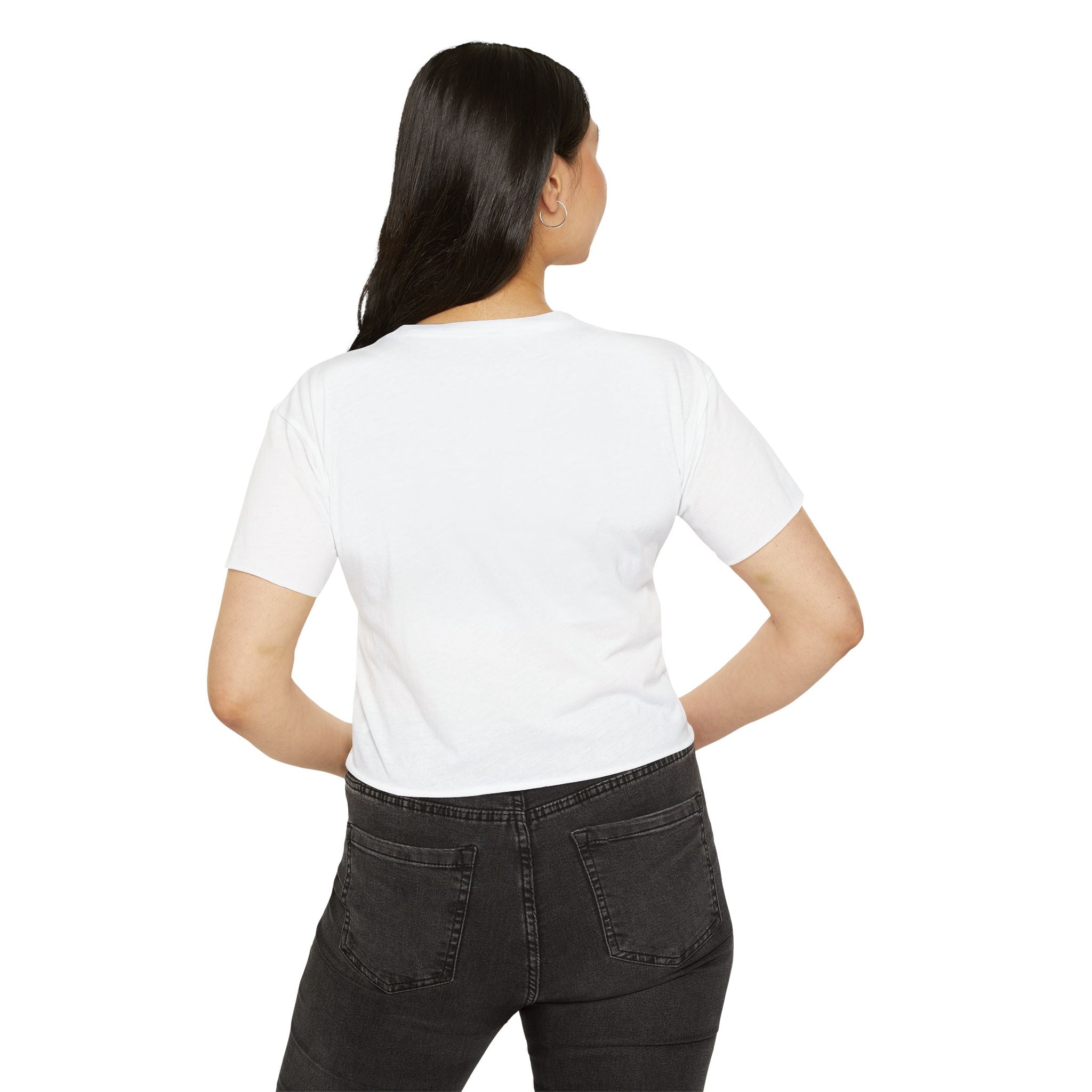 Ley'va Paris Crop Top — Women's Festival Graphic Tee